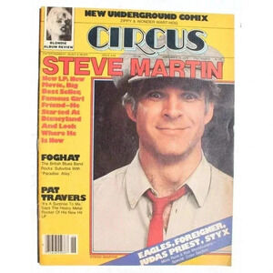 Vintage November 1979 CIRCUS Magazine Classic Rock Roll Music Steve Martin Styx